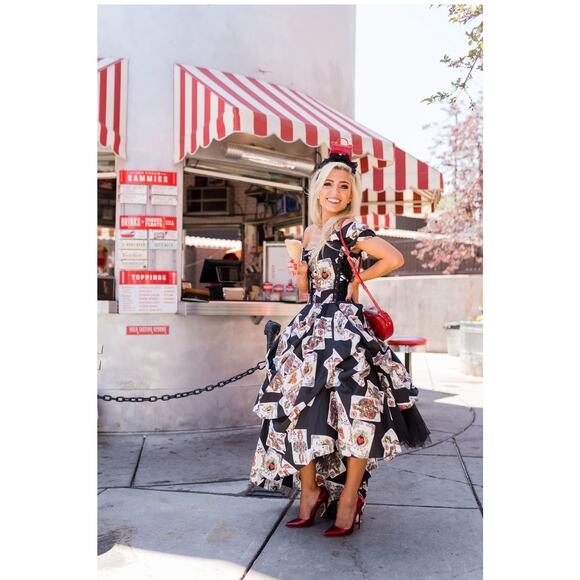 ⭐️SOLD⭐️ ONLY ONE! Dolce & Gabbana Queen of Hearts Corset Runway Gown NWT 40IT/S - Picture 5 of 13